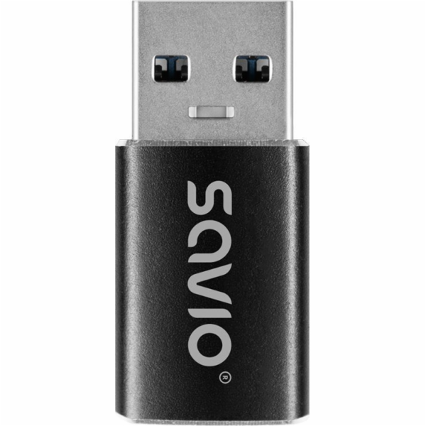 Savio USB-C 3.1 (F) - USB-A 3.1 (M) adaptér AK-81