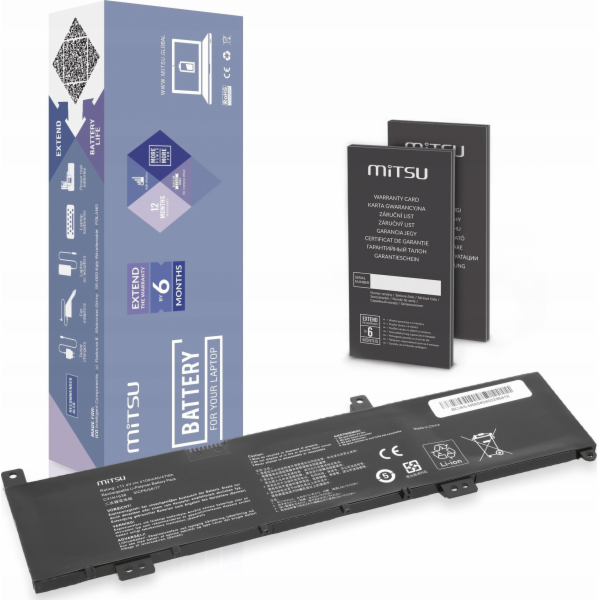 Mitsu C31N1636 Baterie pro Asus VivoBook X580 X580VD X580...