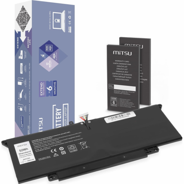 Mitsu Baterie JHT2H pro Dell Latitude 7410 2-v-1 7310 2-i...
