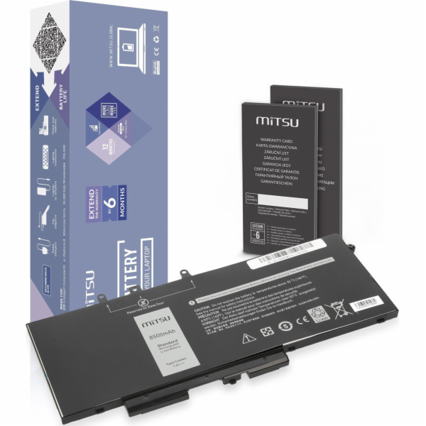 Mitsu Baterie GJKNX pro Dell Latitude 5280 5480 5490 5590...
