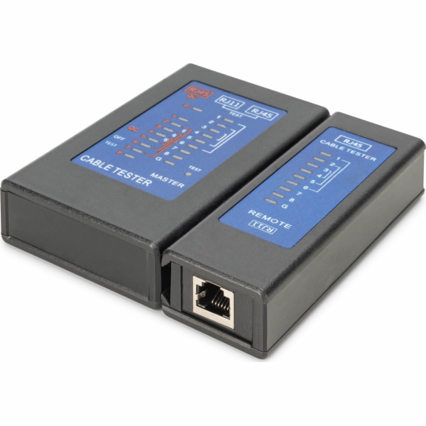 Digitus Tester LED síťových a komunikačních kabelů, Cat.5...