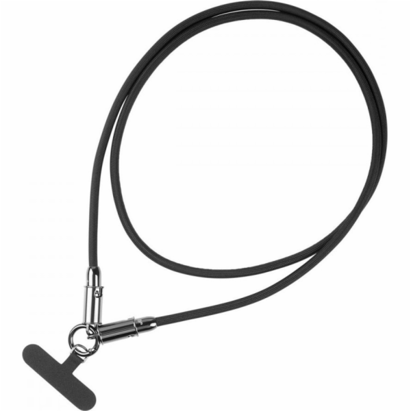 TB 2v1 USB C kabel Lanyard 1m Black