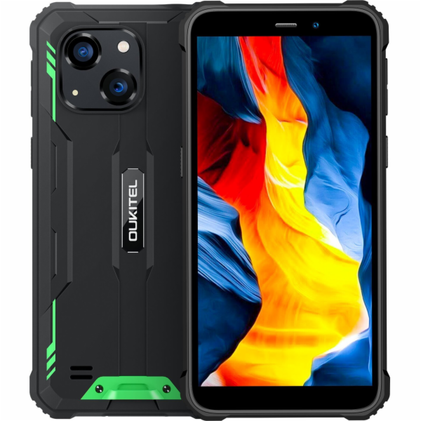OUKITEL G2 4G smartphone 4/64GB IP69K Zelená