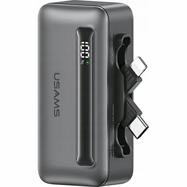 USAMS Powerbanka 4500mAh 20W USB-C/Lightning Fast Charge ...