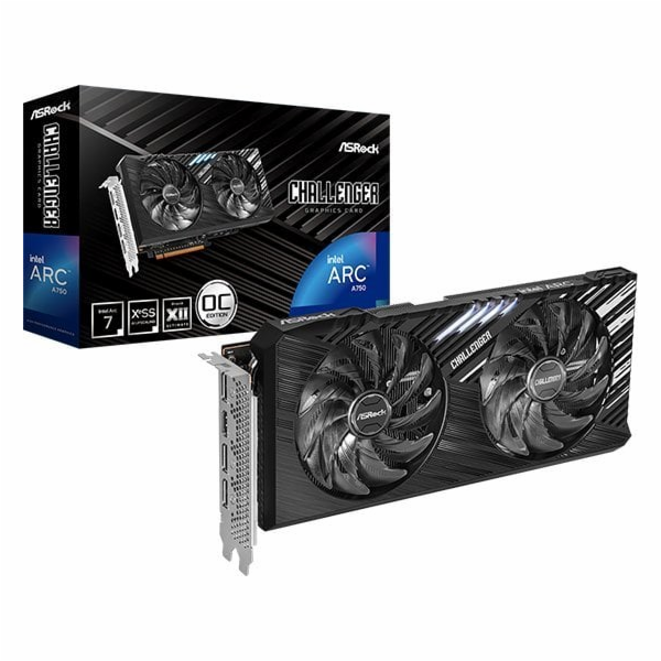 ASRock Grafická karta Arc A750 Challenger SE 8GB OC GDDR6...
