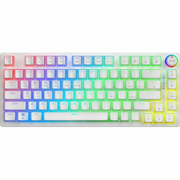 Savio Bezdrátová mechanická klávesnice SAVIO PHENIX WHITE...