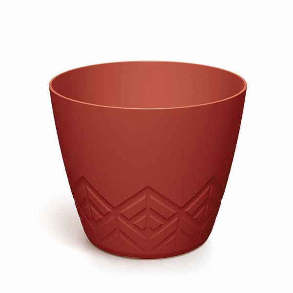 Hrnec Prosperplast ARECO, plast, O 19,8 cm, červený