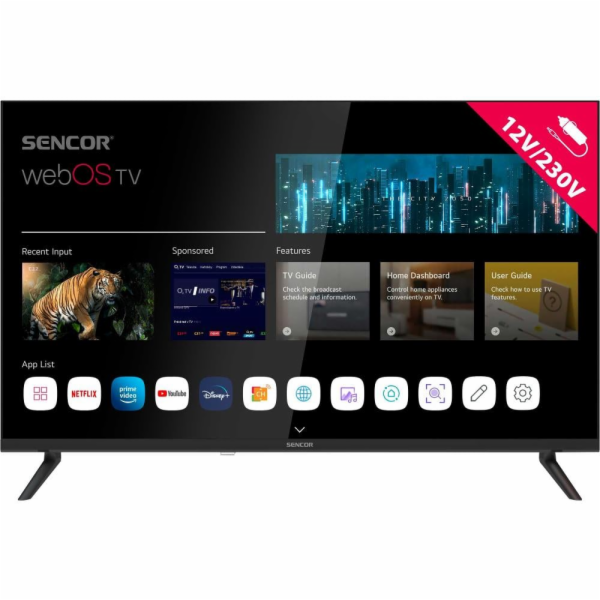 Sencor 32palcový Smart webOS TV LG 12/240V SLE 32S830WB W...