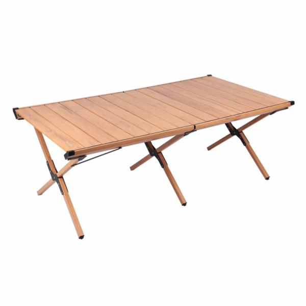 Kempingový stůl Outliner, hnědý, 118 cm x 63 cm x 43 cm