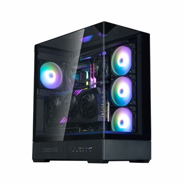 Zalman Pouzdro P40 Prism Mid-Tower Tvrzené sklo černé