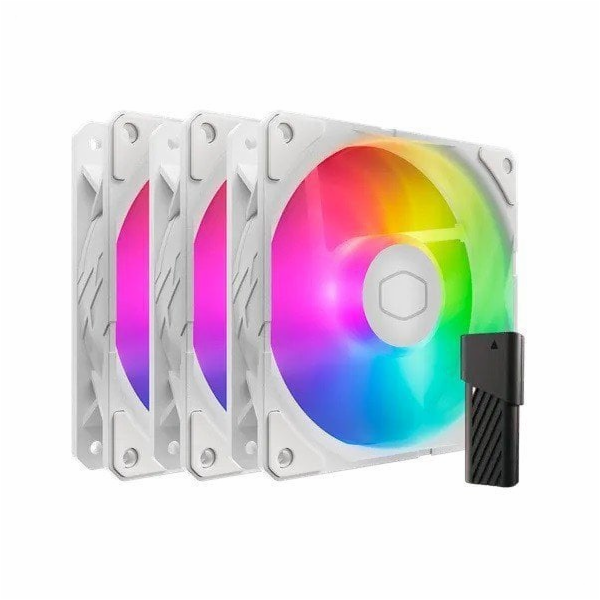 Cooler Master SickleFlow Edge 120 ARGB White 3-balení ven...