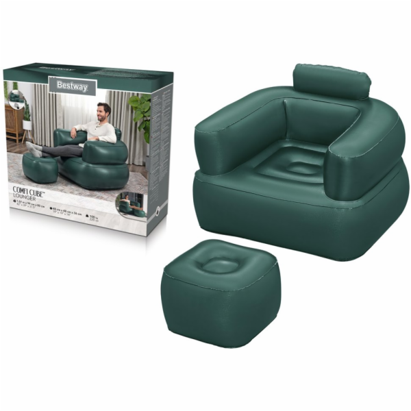 Nafukovací postel Bestway Comfi Cube, 107 cm x 99 cm