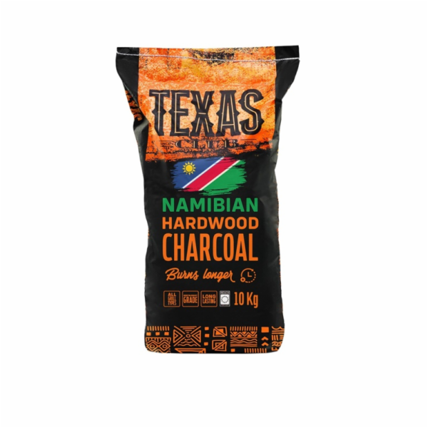 TEXAS NAMIBIAN PREMIUM DŘEVĚNÉ UHLÍ 10KG