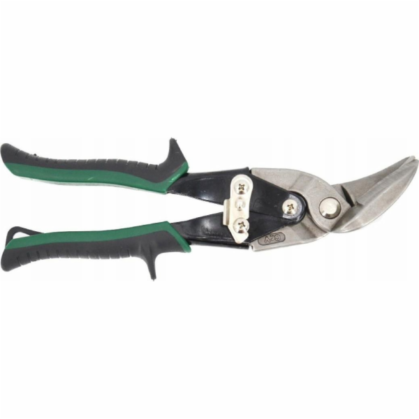 Pravostranné zakřivené nůžky na plech AWTools (AW22001)