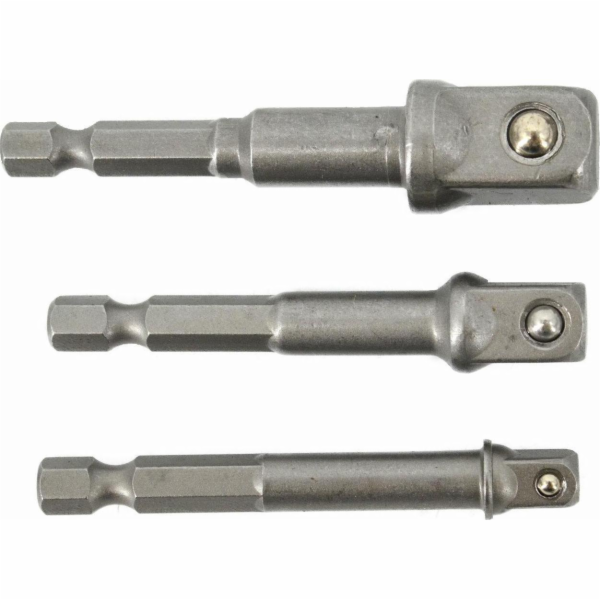 AWTools ADAPTÉRY HEX ZÁSUVEK 3ks. 1/4``-3/8``-1/2`` AW37903