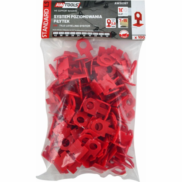 AWTools SYSTÉM VYROVNÁVÁNÍ OBKLADŮ STANDARD 3,0mm - 7-15m...
