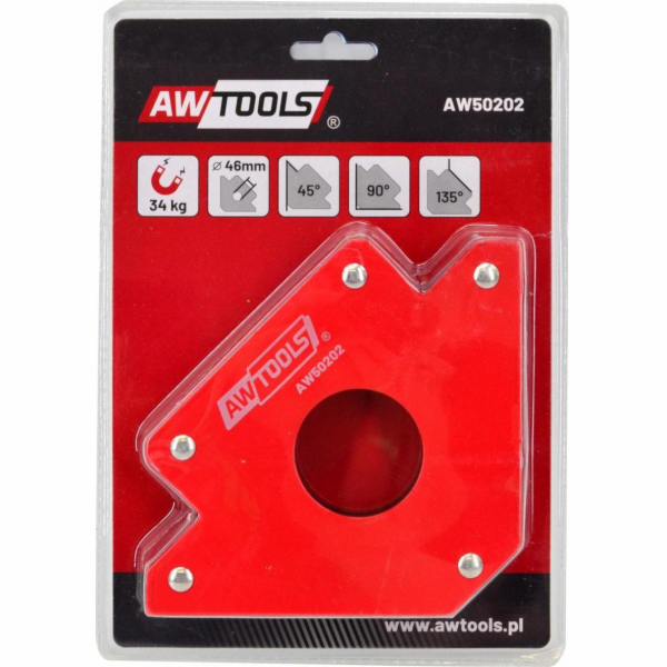AWTools MAGNETICKÝ ÚHEL SVAŘOVÁNÍ 34,5KG.122x190x25 AW50202