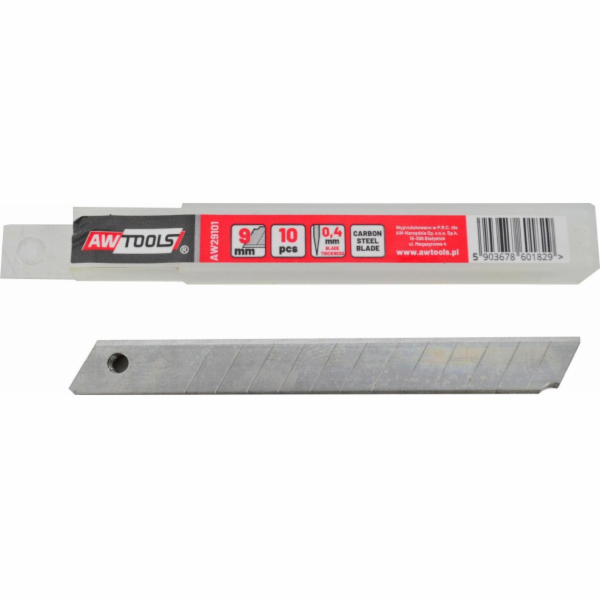 AWTools NÁHRADNÍ NOŽE 9mm/ 10ks. AW29101