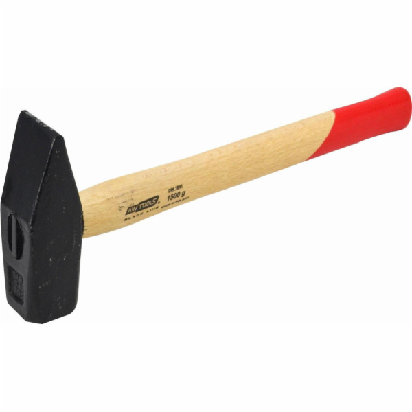 AWTools ZÁMEČNICKÉ KLADIVO 1,5 kg DŘEVĚNÁ RUKOJEŤ BLACK L...