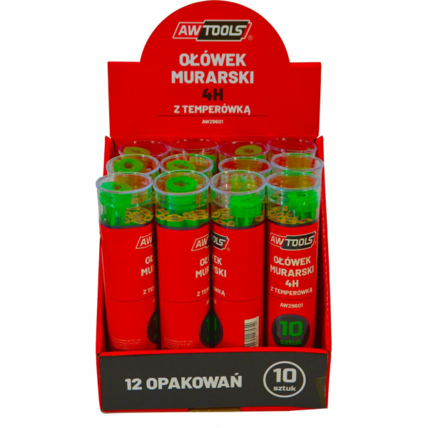 AWTools TUŽKA NA ZEDNICTVÍ 4H ZELENÁ NA KÁMEN/CIHLU 10 KU...
