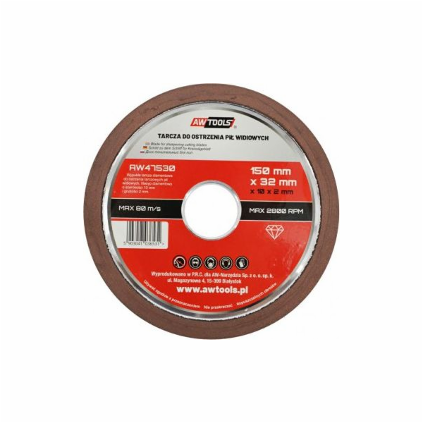 AWTools 150mm karbidový kotouč na ostření (AW47530)