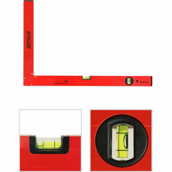 AWTools úhel 90° s vodováhou 50 x 100 cm (AW30109)