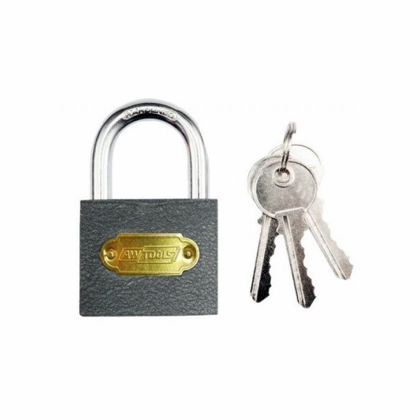 AWTools Litinový visací zámek 63mm - AW89003