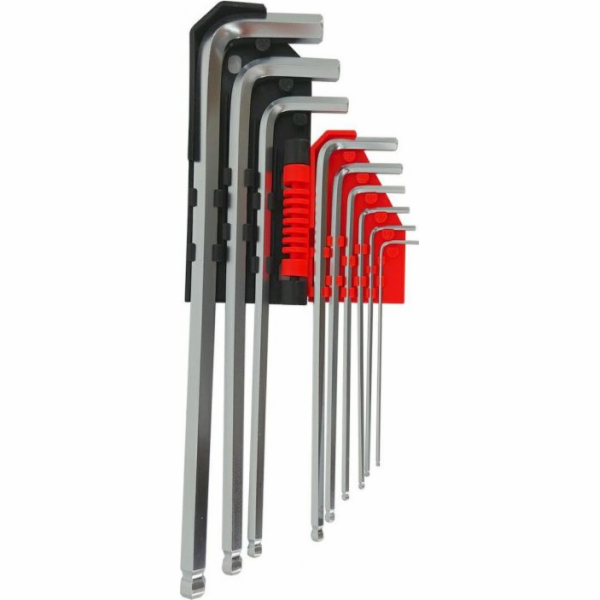 AWTools imbusové klíče 9 kusů s kuličkou (AW35016)