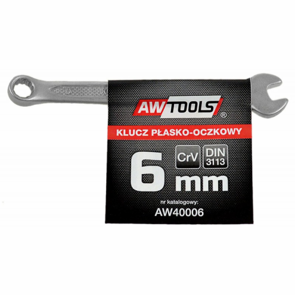 AWTools 6mm otevřený klíč (AW40006)