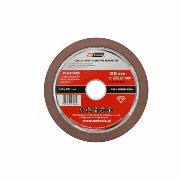 AWTools 125mm karbidový kotouč na ostření (AW47510)