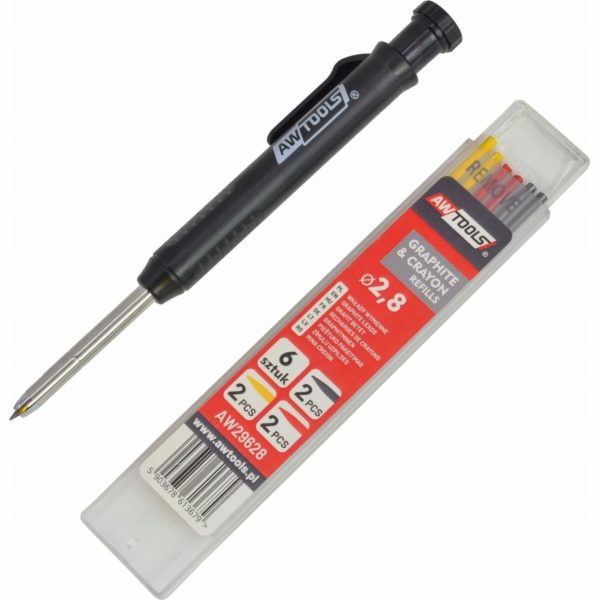 AWTools MECHANICKÁ TUŽKA + NÁPLNĚ 6ks.