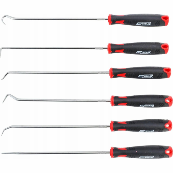 AWTools DLOUHÉ HÁČKY S RUKOJEŤ 6ks.