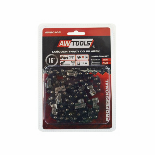 Řetěz řetězové pily AWTools 40 cm 16 3/8 1,3 mm 64-článko...
