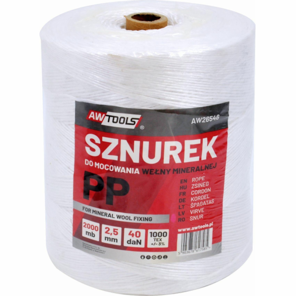 AWTools PP MOTUZ NA VÁZÁNÍ VLNY 500m