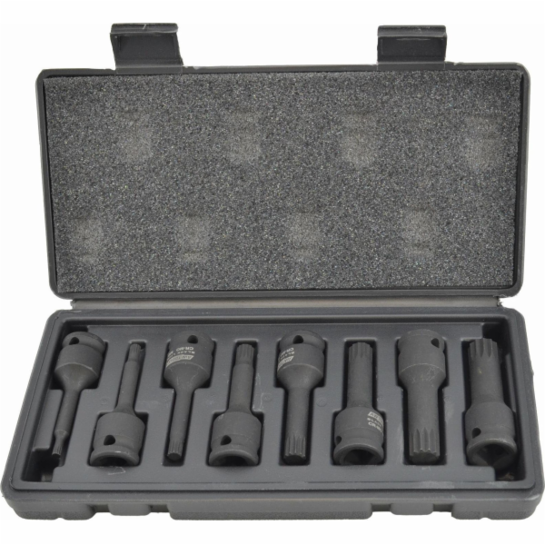 AWTools NÁRAZOVÉ KLÍČKY SPLINE 8 ks. BLACKLINE