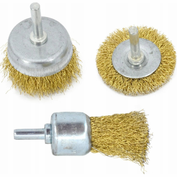 AWTools DŘÍTĚNÝ BRUSH SHANK 3ks.