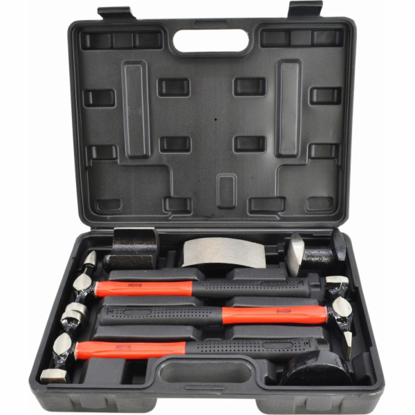 AWTools SADA PLECHOVÝCH KLADIV 7ks. / KUFŘ BLACK LINE