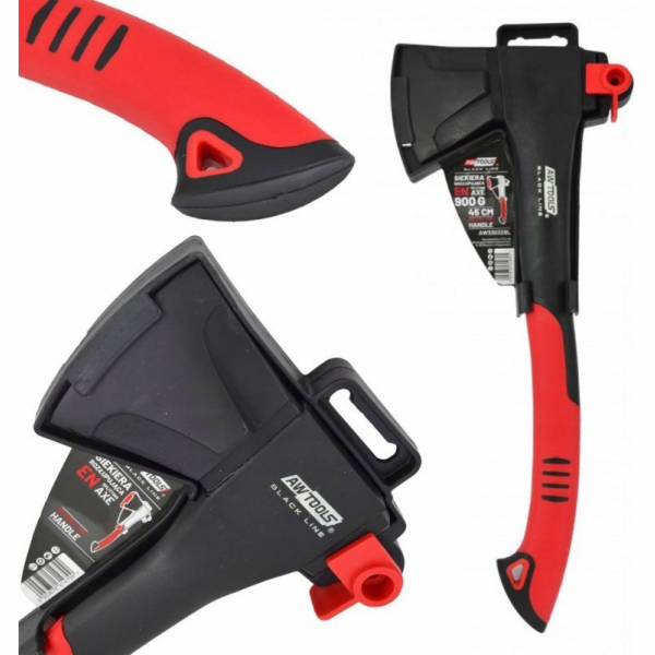 AWTools AX S KLÍNEM 900g PLNĚ KOMPOZITNÍ ČERNÁ LINE