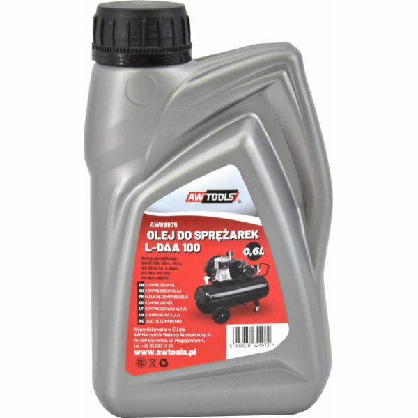 AWTools KOMPRESOROVÝ OLEJ 0,6L DAA100