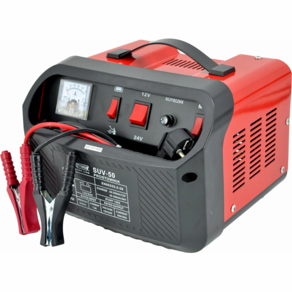 AWTools Usměrňovač AW SUV-50 SE STARTÉREM 12V/24V /BLACK ...