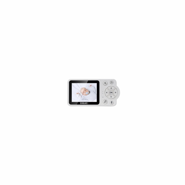 EVOLVEO Baby Monitor N3, LCD displej, IR přísvit, růžová