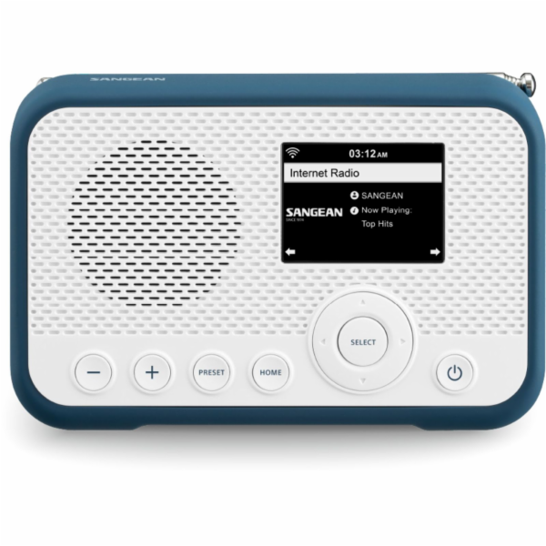 Sangean WFR-39 White - Ink Blue