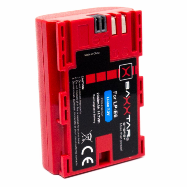Baxxtar Battery LP-E6 2040mAh