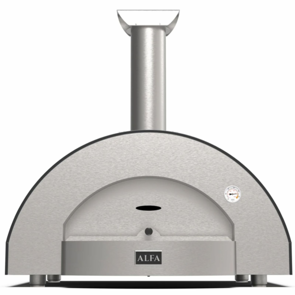 Alfa Forni Classico 4 Pizze Hybrid Schiefer Grau