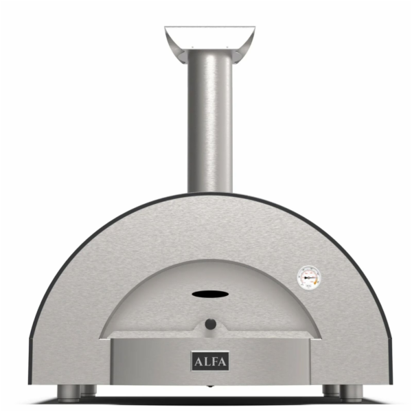 Alfa Forni Classico 2 Pizze Hybrid Schiefer Grau