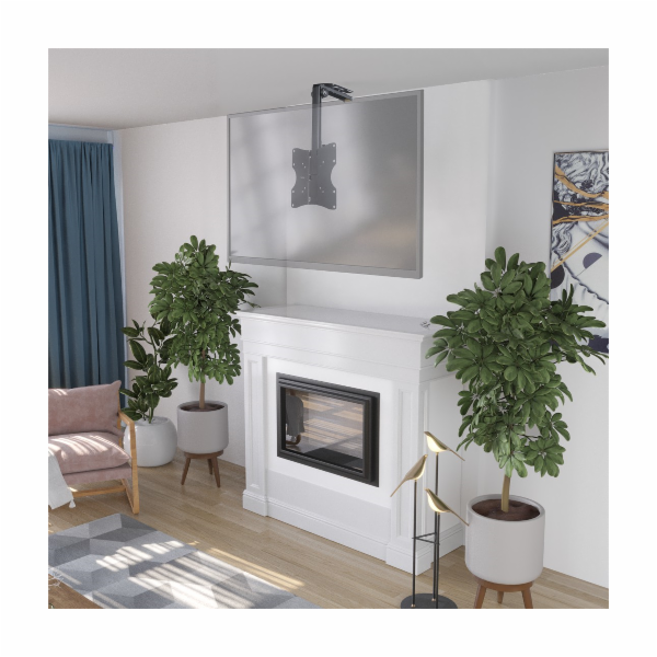 Hama stropní držák TV, 200x200, sklopný