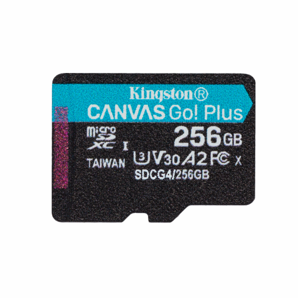 KINGSTON Micro SDXC CANVAS GO! Plus Gen4 256GB