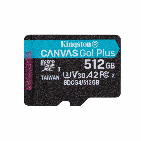 Kingston Technology Canvas Go! Plus 512 GB MicroSD UHS-I ...