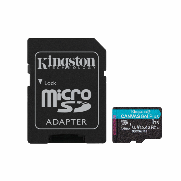 Kingston MicroSDXC karta 1TB Canvas Go! Plus, R:200/W:160...