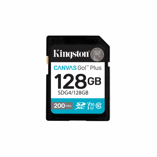 Kingston Canvas Go! Plus - Paměťová karta flash - 128 GB ...